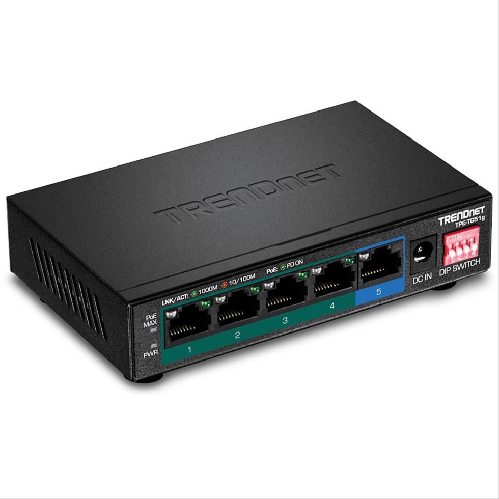 TRENDNET 5 PORT GIGABIT POE SWITCH 60